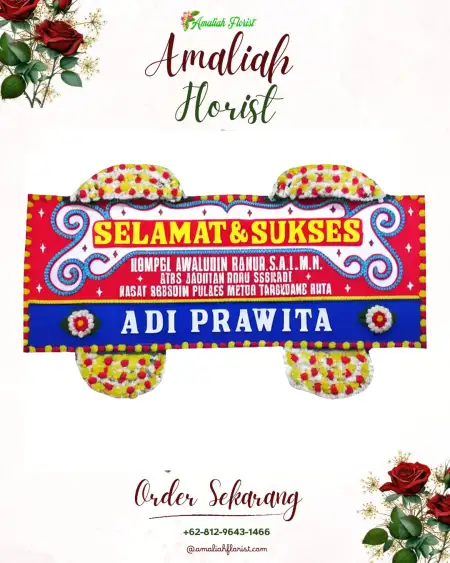Papan Bunga Ucapan Selamat Teiraplu